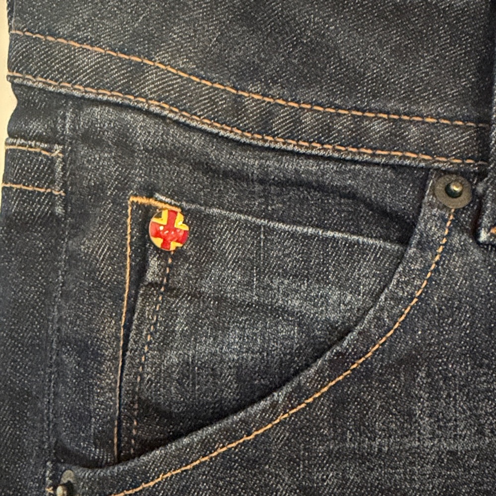 HUDSON Womens Malibu Cap Cuffed Low‎ Rise Cropped Capri Jean Shorts Sz 26 NWOT - Picture 7 of 15